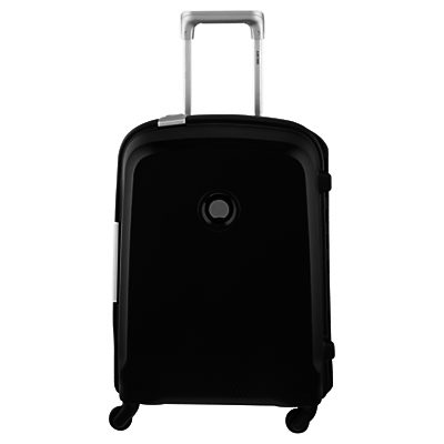 Delsey Belfort 4-Wheel 55cm Slim Cabin Suitcase Black Delsey Belfort 4-Wheel 55cm Slim Cabin Suitcase Black